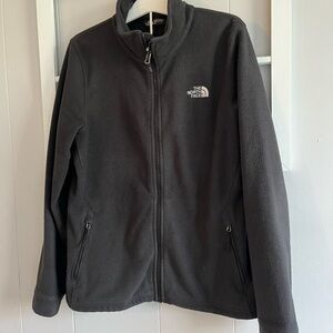 Women’s M Black The North Face Zip Fleece Jacket
